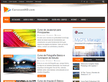 Tablet Screenshot of cursosenhd.com
